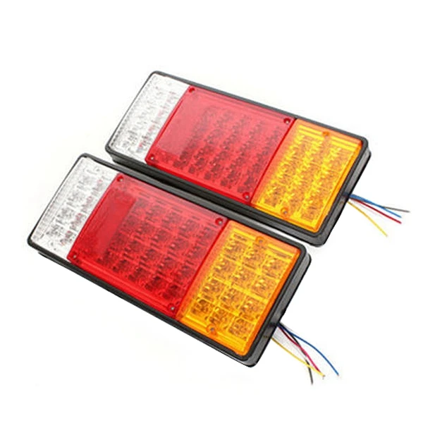 2x12V 12 5 Inch 44 светодиодный рабочими электрическими схемами сзади лодка прицеп