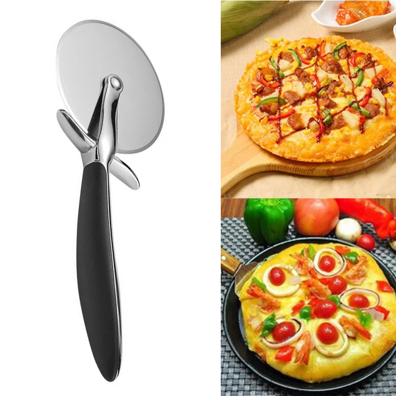 

Pizza Wheels Scissors Kitchen Gadgets Stainless Steel Cutter Pizza Knife Kitchen Accessories Pies Waffles Dough Cookies H99F