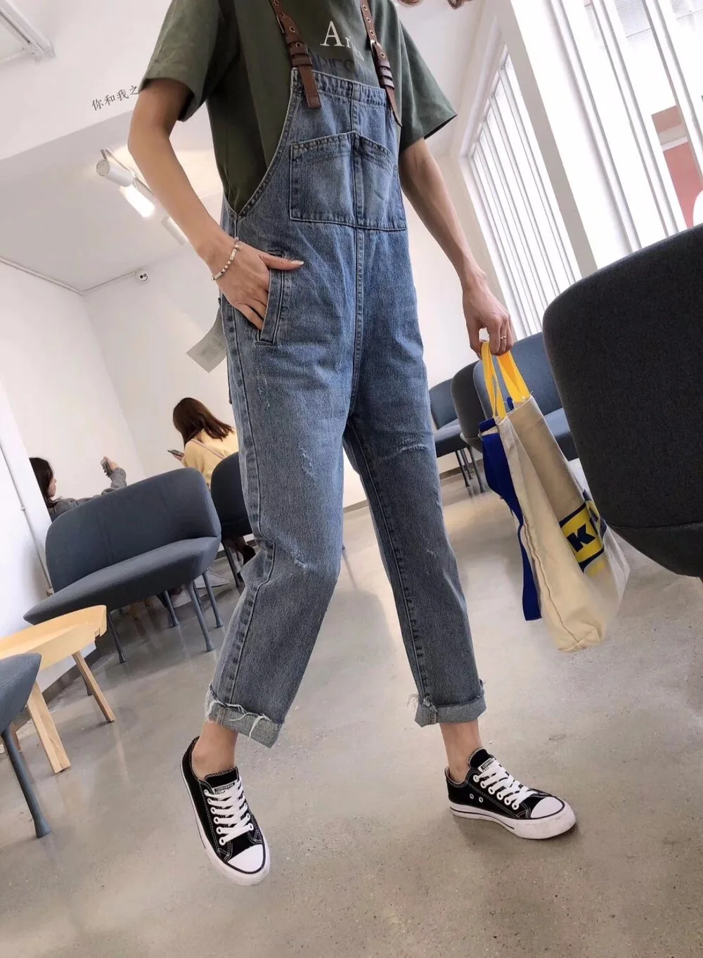 S XL 2 цвета осень 2019 г. кожаный ремень Лоскутная Женская джинсовые костюмы