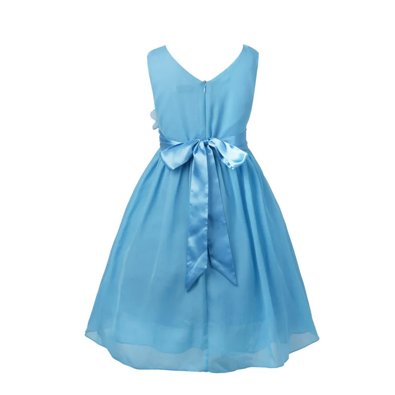 IEFiEL/Детское платье с цветочным узором для девочек Vestido свадебное принцессы