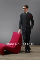 free shipping dark greycharcoal groom tuxedos suitscan match any colorcustom made cheap men wedding men wear dress