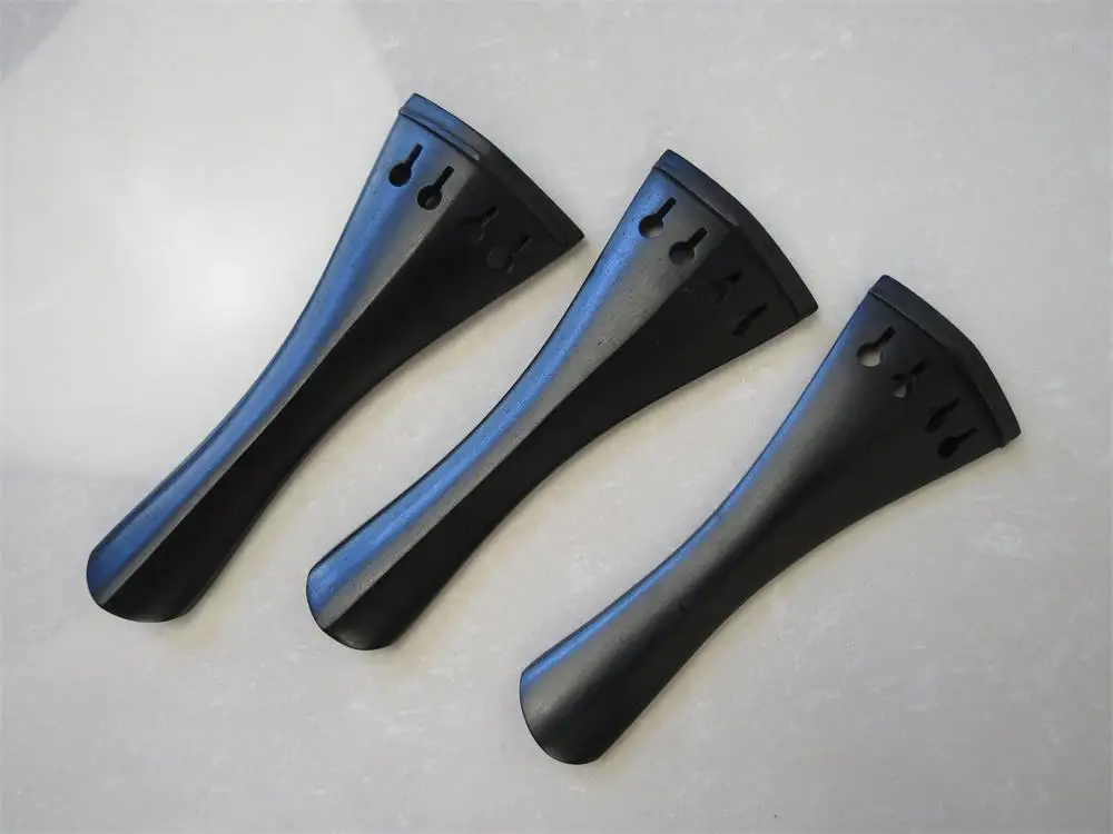 

Violin part.3pcs ebony violin tailpieces , ebony decorate