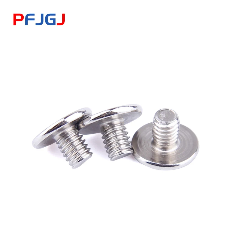 Peng Fa Photo Album Binding Screw Nickel-plated Album Screw Silver Account Book Screw Nut Rivet Docking Lock Screw 5mm