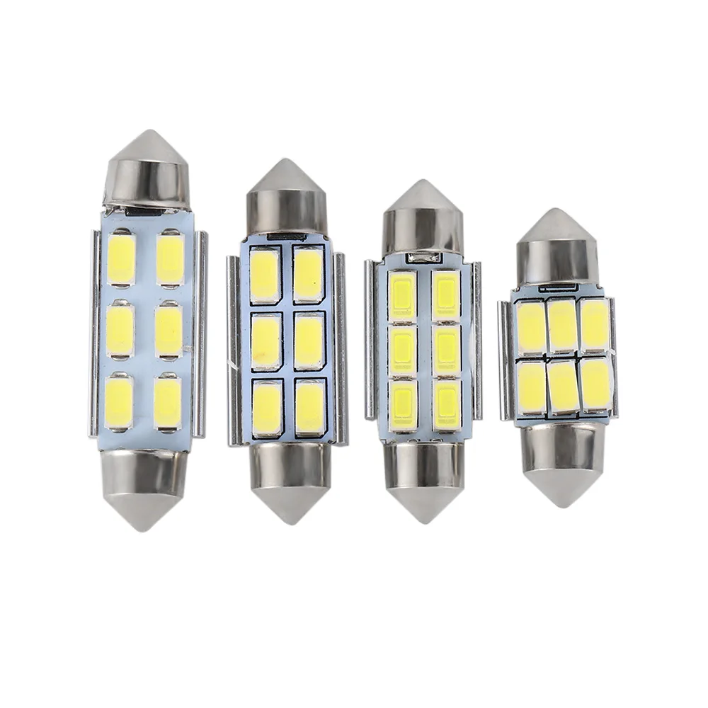 Новая мода Festoon CAN BUS LED error free 5630 5730 6 31 мм 36 39 41 C5W smd Крытый чтения белая лампа