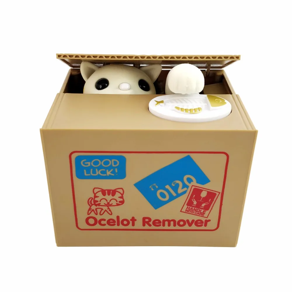 Панда кошка вор копилки Игрушки подарок Дети автоматический палантин копилка |