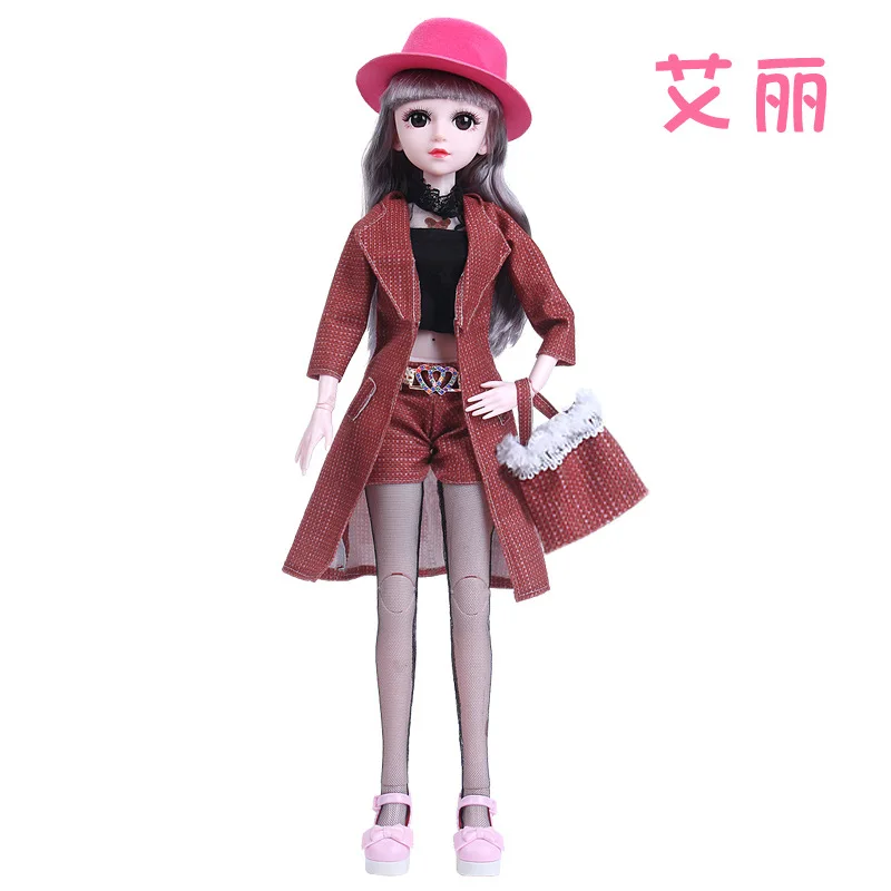 1 комплект кукла 1/3 BJD с модной кукольной одеждой повседневной одежды пальто штаны