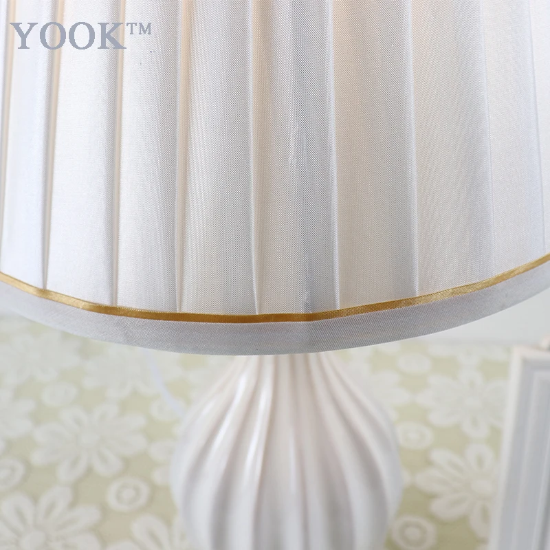 YOOK 2018 современная настольная лампа Керамическая Настольная для гостиной белая