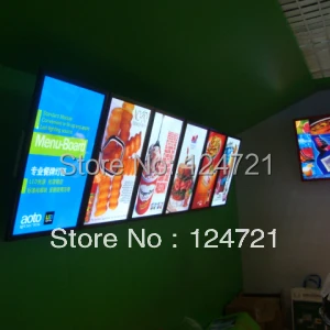 

LED Lighted Menu Boards,Advertising Aluminum a3 Led Restaurant Light Box