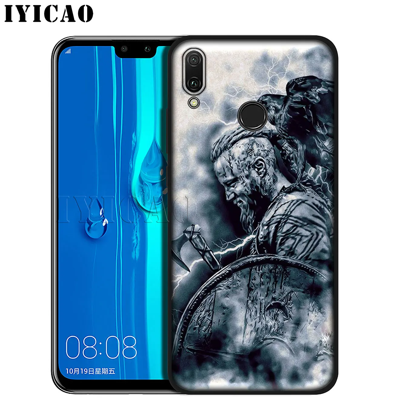 IYICAO Vikings Series lovely Soft Silicone Phone Case for Huawei Mate 30 20 10 Pro Nova 5I 5T 5 4 4E 3i 3 2i Lite Smart |