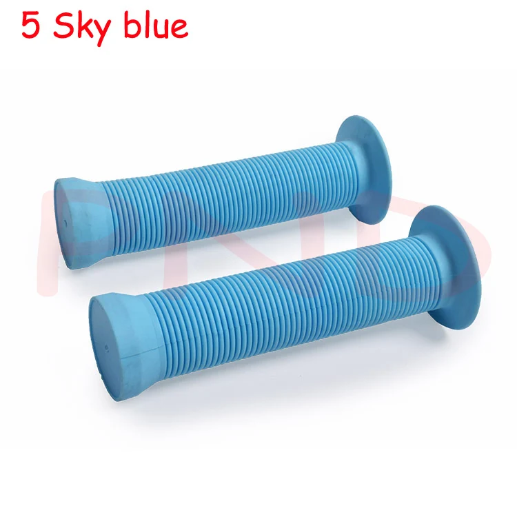 Велосипедная фиксированная Шестерня Fixie Grips MTB горный велосипед велосипедный руль ручки мягкие прочные резиновые велосипедные части 11 цветов BZT012 - Цвет: 5 Sky blue