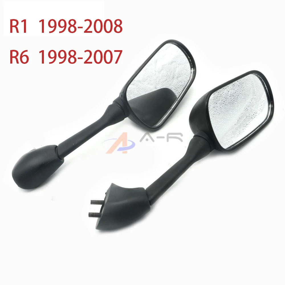 2X зеркала заднего вида для Yamaha YZF R1 R6 1998 - 2007 1999 2000 2001 2002 2003 2004 2005 2006 YZFR1 YZF-R1 YZFR6 |