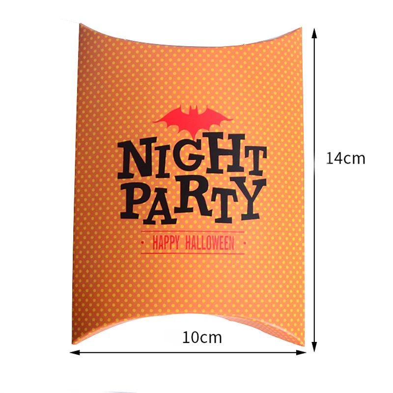 50Pcs Halloween Night Party Decoration Cartoon Mummy Green Monster Vampire Pillow Shape Paper Candy Box Show Kids Birthday | Дом и сад