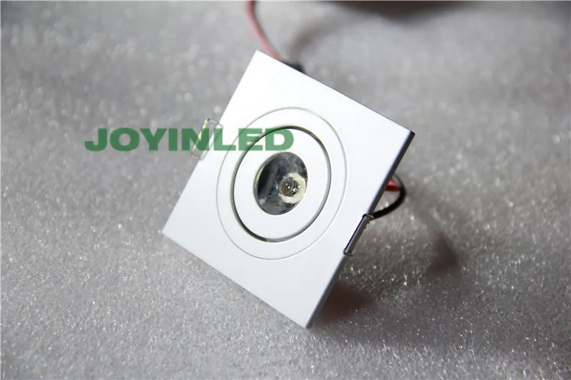 

85-265V 1W 3W White square Aluminum led celing light for home mini recessed led downlight