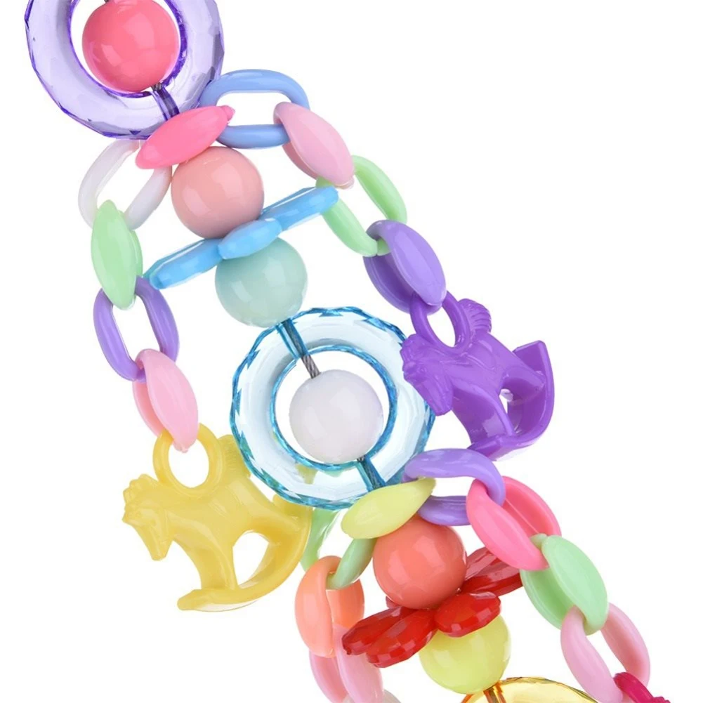 Подняться Жевательная украшение колокольчики подвеска акриловые бусины качели