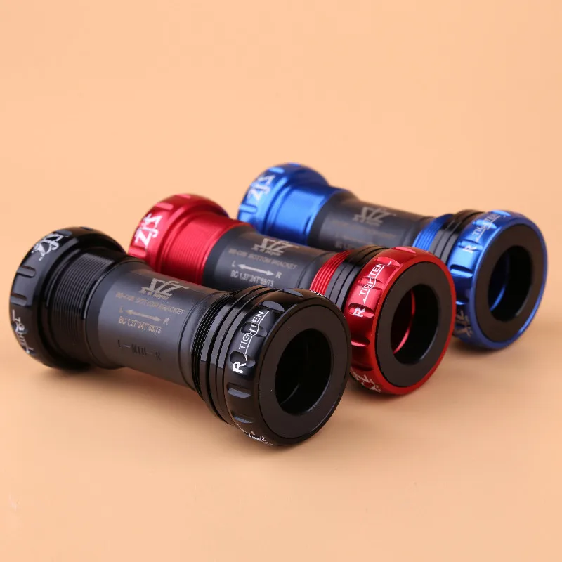 

Bicycle Hollow Crankset Aluminum Alloy Axis Threaded Riding Threaded Ceramic Shaft Bicycle Ceramic Bearing Bottom Bracket