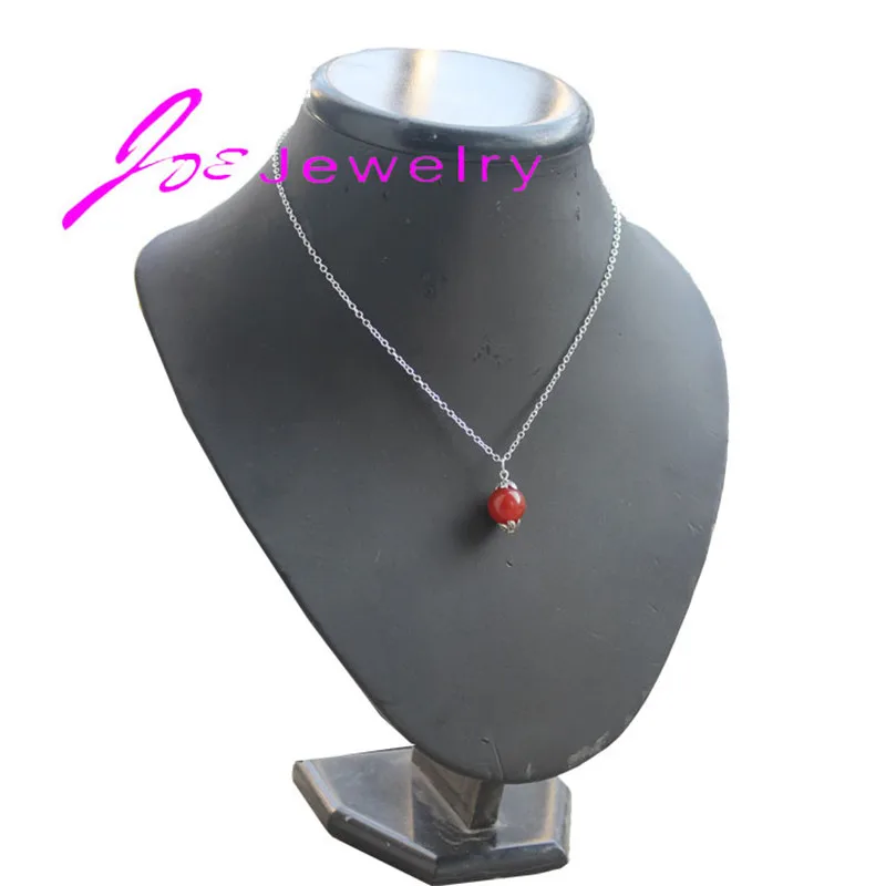 DIY красная подвеска с покрытием ожерелье натуральный камень ювелирные изделия
