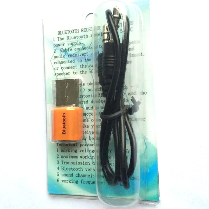 Mini Car Bluetooth Aux 3.5mm receiver 10m Transmission Wireless Usb 2.0 Adapter Mp3 Stereo Music Receiver |