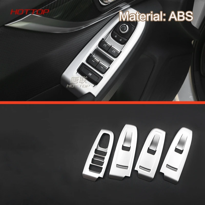Для Subaru XV Impreza 5 двери 2012 Авто ABS Матовая Внутренняя дверь внутренняя ручка блестки крышка планки украшения 4 шт - Цвет: ABS for 18XV 4pcs