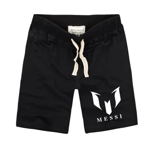 Шорты мужские с Месси в стиле Барселоны, Брендовые повседневные пляжные бермуды с принтом, 100% хлопок, лето 2020