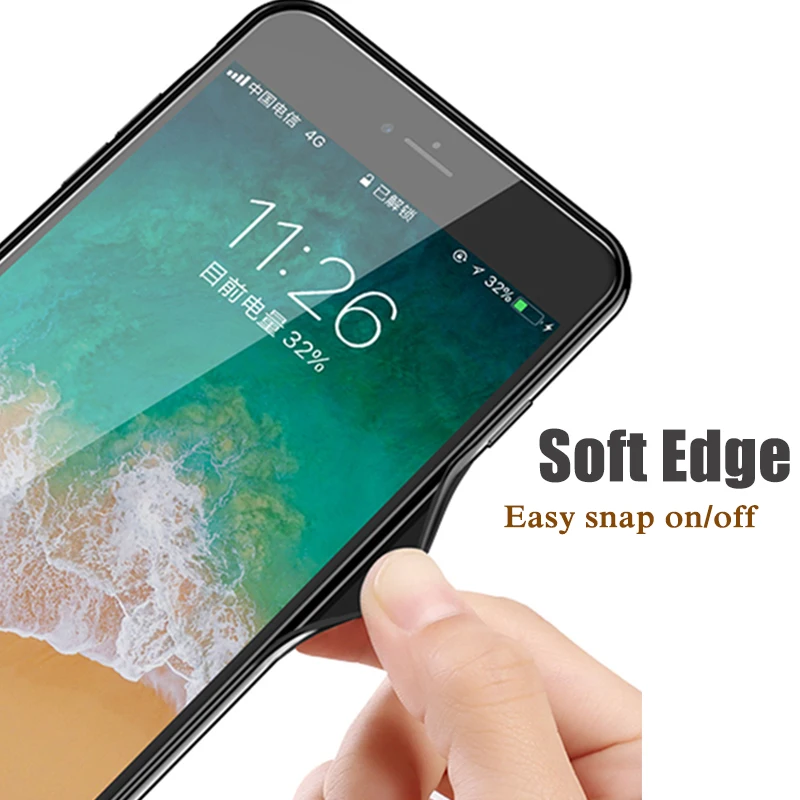 Противоударный чехол из закаленного стекла для iPhone 7 Plus 7 Plus 8 8Plus 6s iPhone7 iPhone8 чехол для Coque iPhone XS MAX XR 10 стеклянный чехол