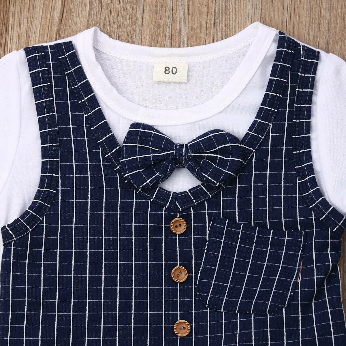 Костюм для новорожденных Canis летняя одежда в полоску мальчиков + штаны Модный