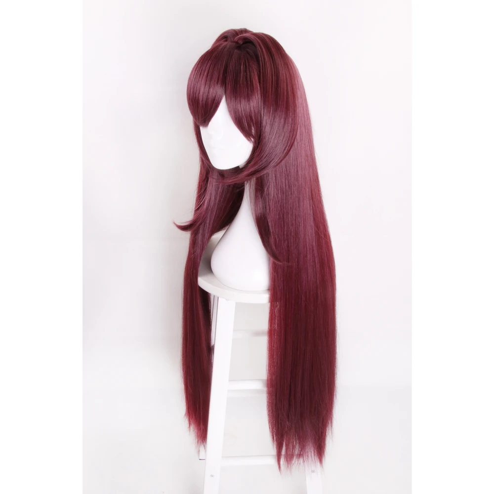 Парик для косплея аниме Fate/Grand Order Scathach синтетические волосы длинные прямые