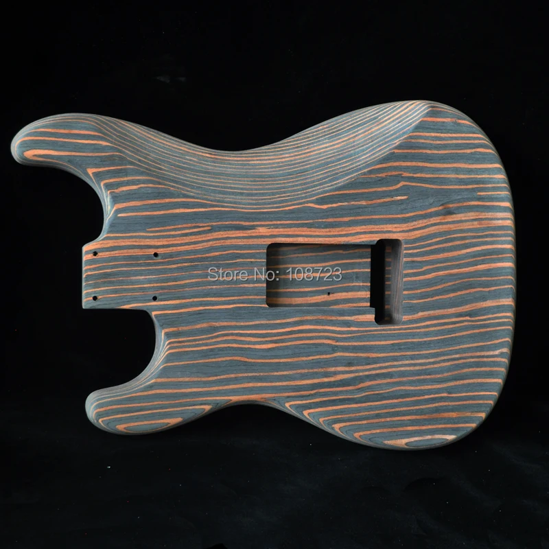 Электрогитарный набор сделай сам с Zebrawood грифелем и Zebra Wood 22 лада S наборы для