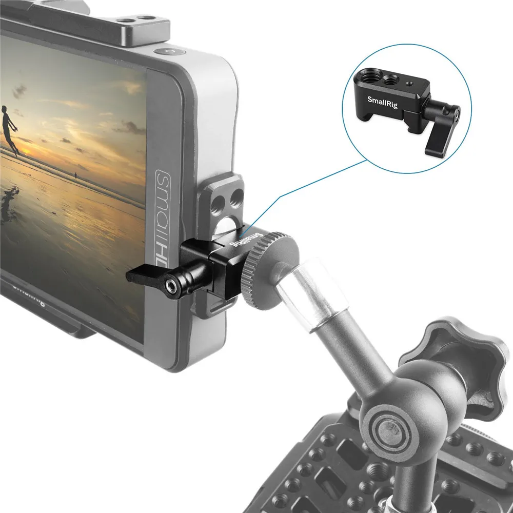 Быстросъемный зажим SmallRig Nato с резьбой 1/4 дюйма 3/8 M2.5 для холодного