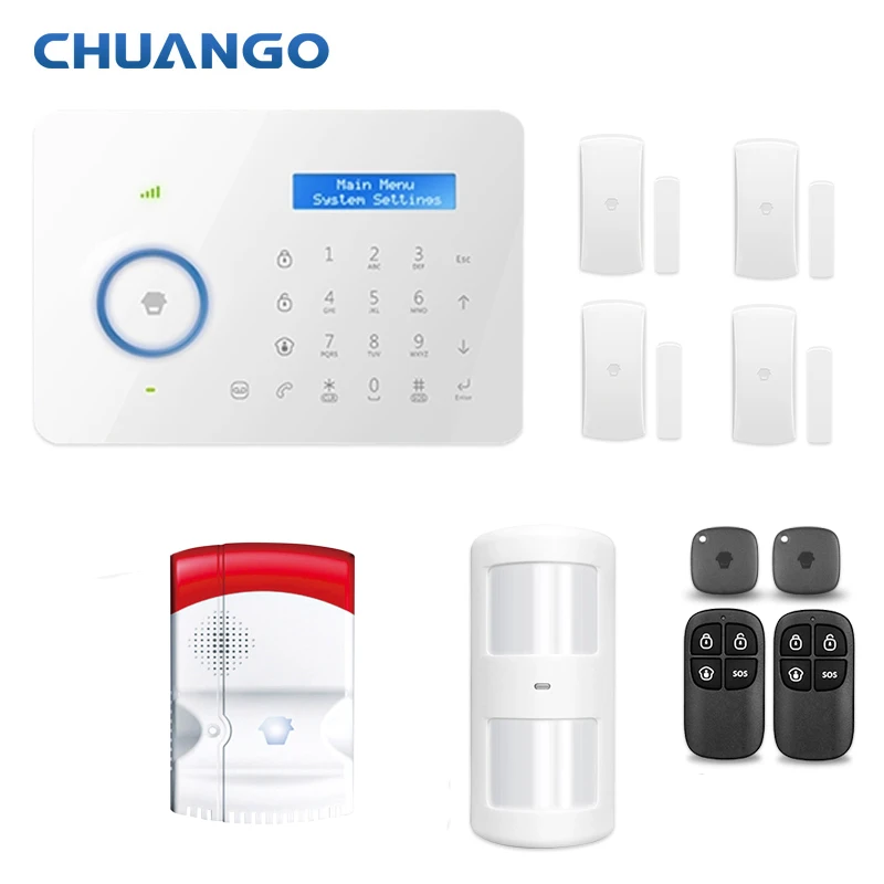 Система сигнализации Chuango B11 315 МГц GSM|Комплекты для сигнализации| |