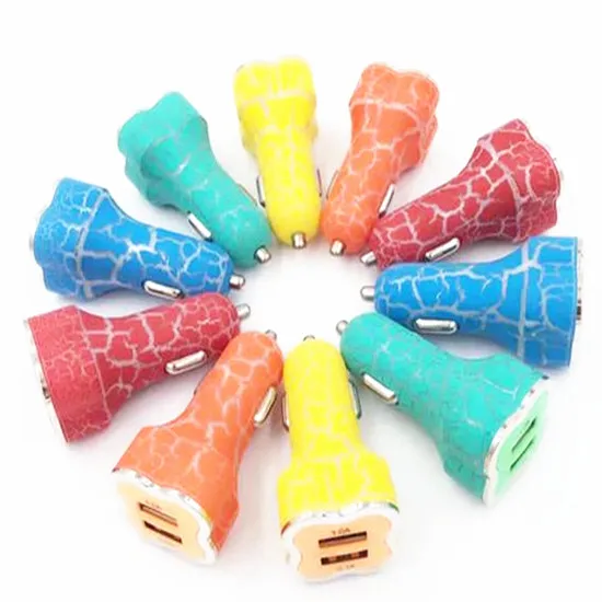 

500pcs/lot LED Light Dual USB 2 Port Car Charger Adapter 2.1A+1A Car charger for iphone X 8 for samsung s7 s8