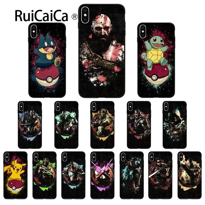 Чехол для смартфона Ruicaica Game God of War Mortal Kombat Art Apple iPhone 8 7 6 6S Plus X XS MAX 5 5S SE