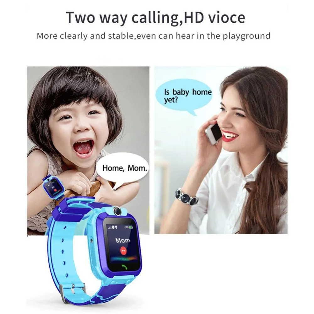 2019 Newest Waterproof Q12 Kid LBS Smart Watches Baby Watch SOS Call Location Finder Locator Tracker Anti Lost Monitor Hot | Электроника