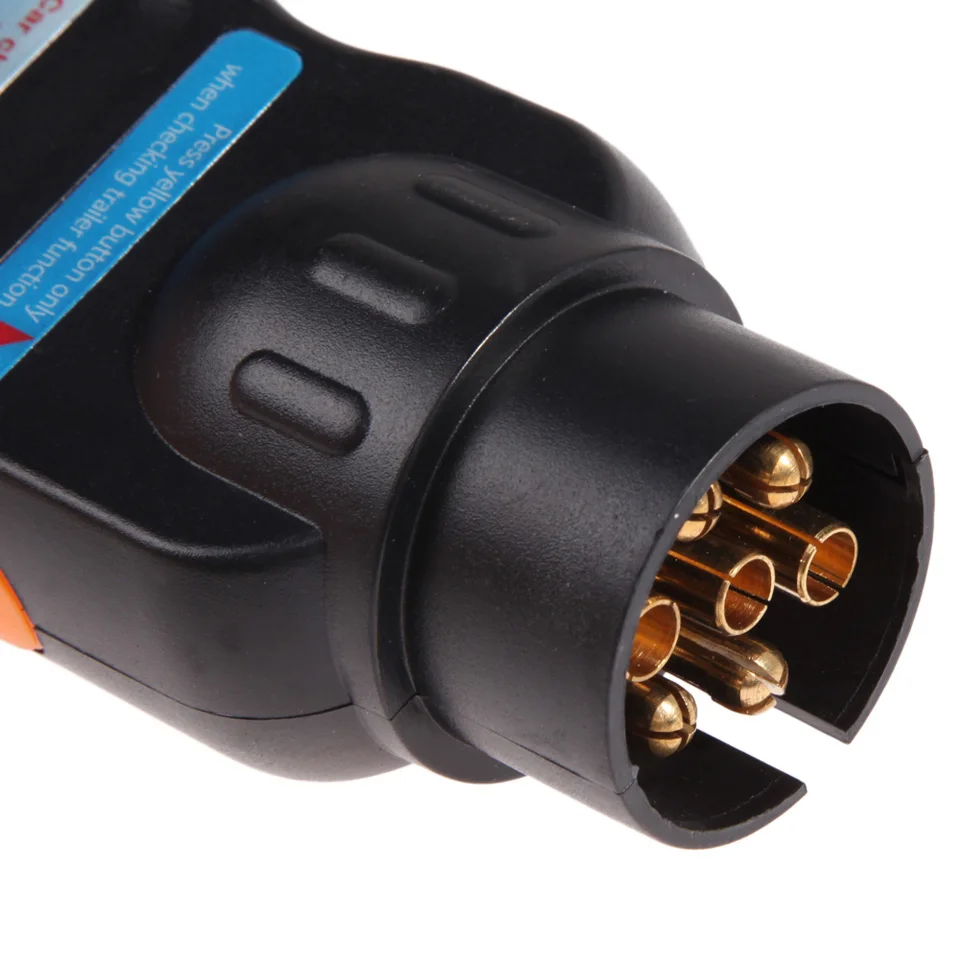 12 В 7 контактный разъем для прицепа соединительные соединения тестер разъема