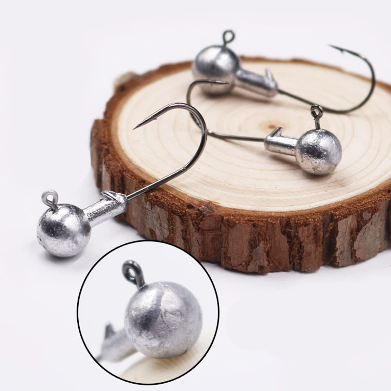 5 шт. 1Г 2Г сети 5g 7g 10g 14 г 20 2 рукоятки Jig head крюк свинцовый крючок для рыбалки головы