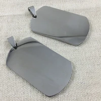 50pcslot personalized blank stainless steel dog pet tag military dog tag pendant charm diy both mirror polished jewelry pedant