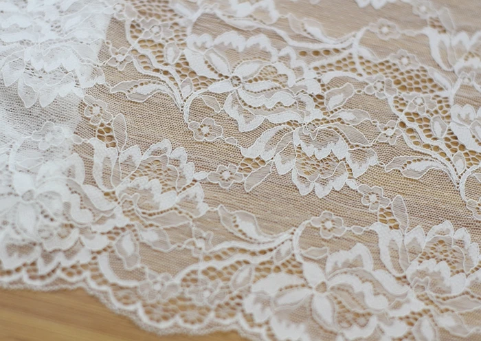 2 м белый черный 30 см ширина эластичного кружева DIY Нижнее белье Бюстгальтеры
