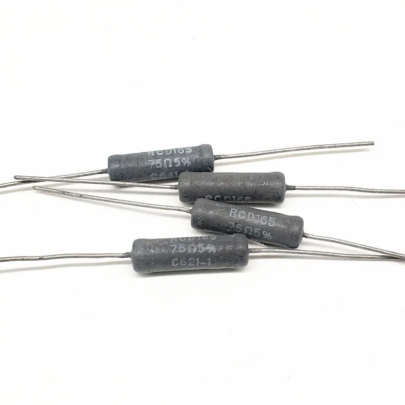 1 шт. оригинальный RCD 165 75Ω 75 Ом 5% толстый медный ножной Частотный аудио