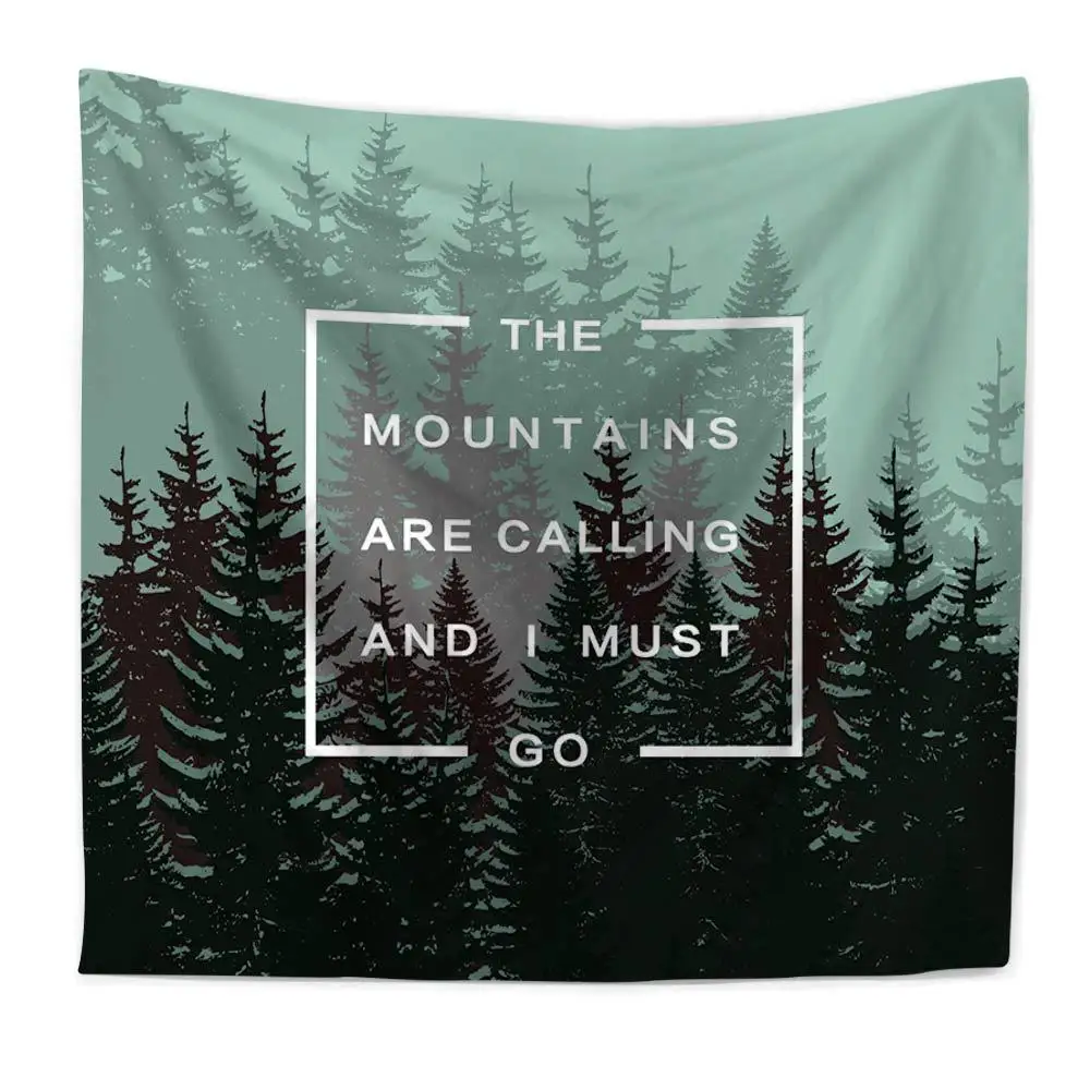 Скандинавском стиле домашняя гобелен настенная лес пляжное полотенце одеяло