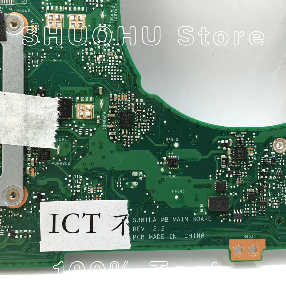 Kefu для ASUS S301LA S301L Q301L Q301LA I5-4200U материнская плата с процессором для ноутбука протестированная работа оригинальная материнская плата