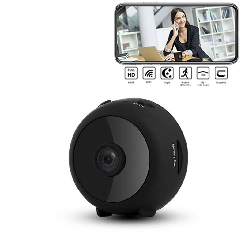 Новинка! Wi Fi IP мини камера Full HD 1080P секретная ИК Ночное Видение микро обнаружения