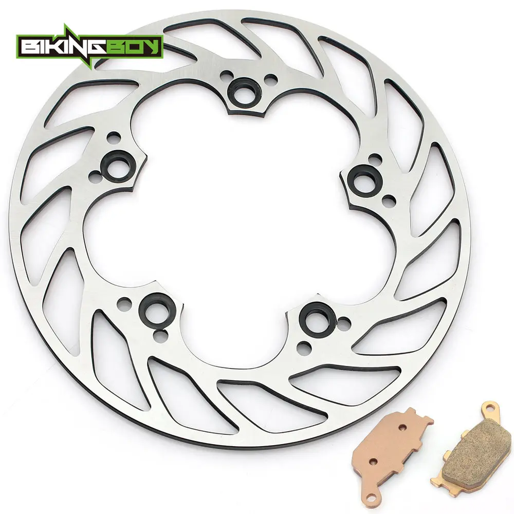 

BIKINGBOY Rear Brake Disc Disk Rotor Pads for Yamaha YZF R6 03-16 15 R1 2004 2005 2006 2007 2008 2009 2010 2011 2012 2013 2014