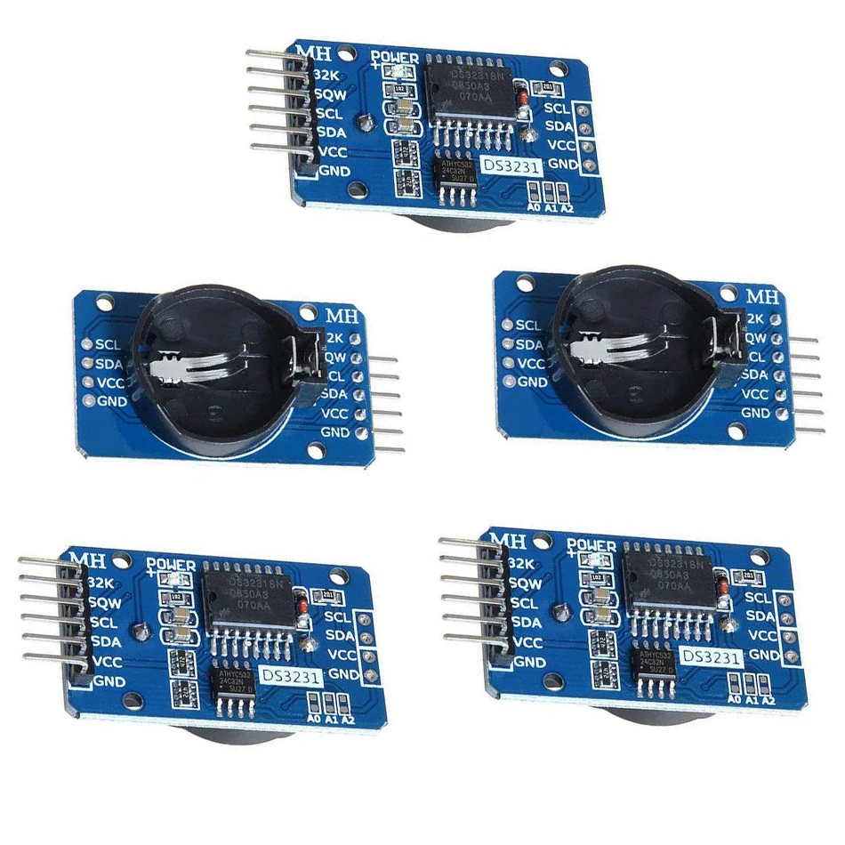 Модуль DS3231 AT24C32 IIC RTC часы с таймером плата памяти Beats DS1307 для Arduino без