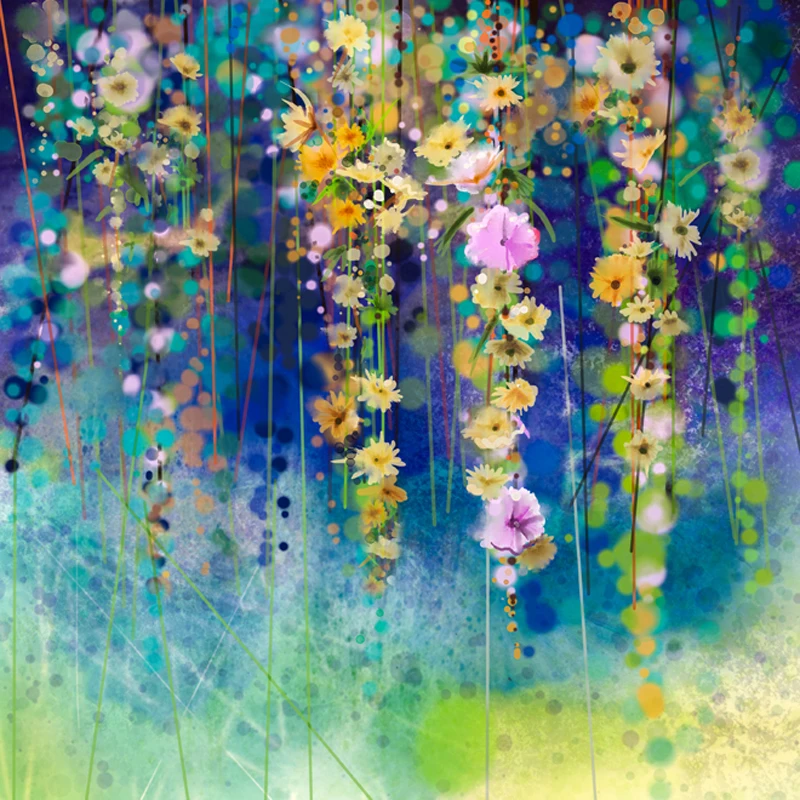 

F-2019 Spring Flower Baby Newborn Child Fotografia Photo Background Vinyl