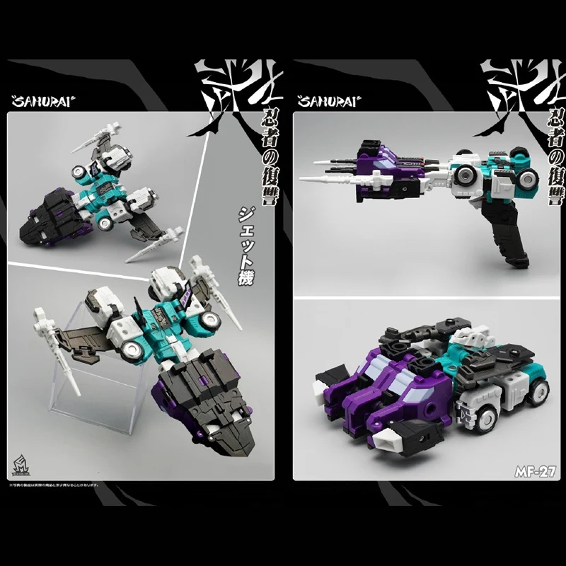 MechFansToys MFT MF27 фигурка самурая Sixshot трансформация Greatshot пионер экшн MF27B черный