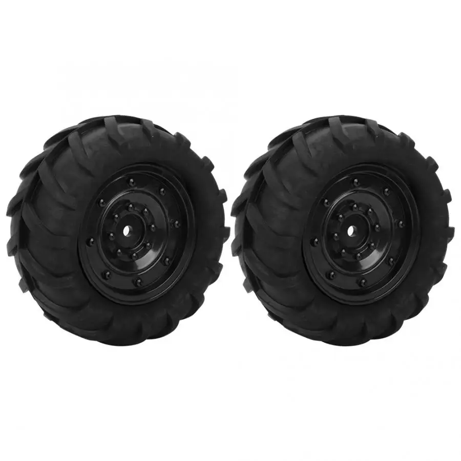 4 шт. Пластиковые обода и резиновые колеса шины для 1/10 RC Monster Truck Traxxas HIMOTO HSP HPI RC автомобиль