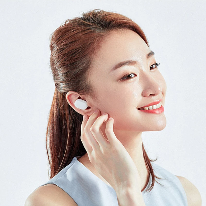 Xiao mi AirDots Bluetooth наушники TWS новейшая гарнитура наушники Handsfree сенсорное управление mi jia mi наушники для redmi
