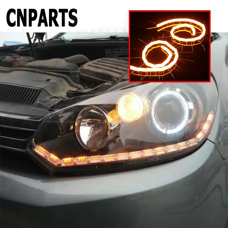 Дневные хосветодиодный огни CNPARTS для Skoda Octavia A5 A7 2 Fabia BMW E60 F30 X5 E53 шт.|Фара авто в