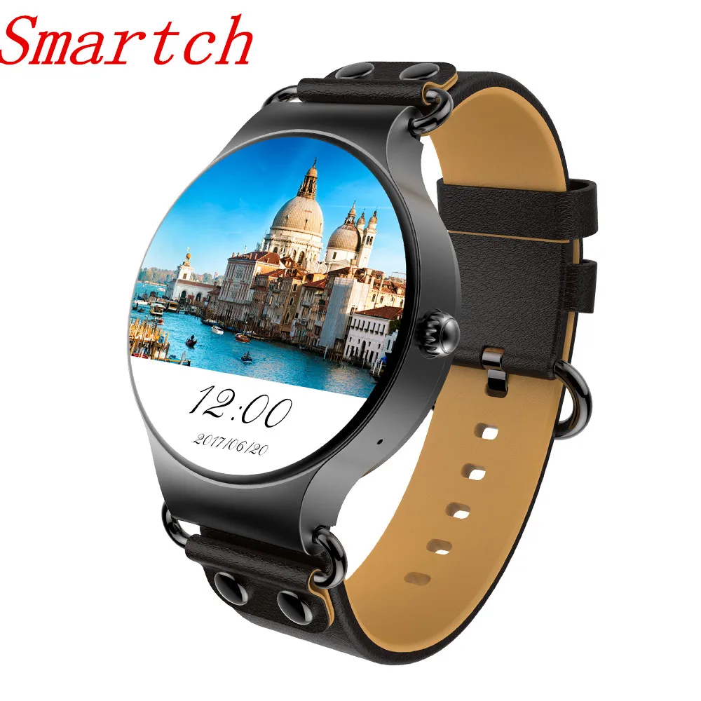 Smartch Новый KW98 сим Смарт часы Android 5 1 3g WI FI gps MTK6580 Smartwatch iOS для samsung Шестерни S3 Xiaomi PK