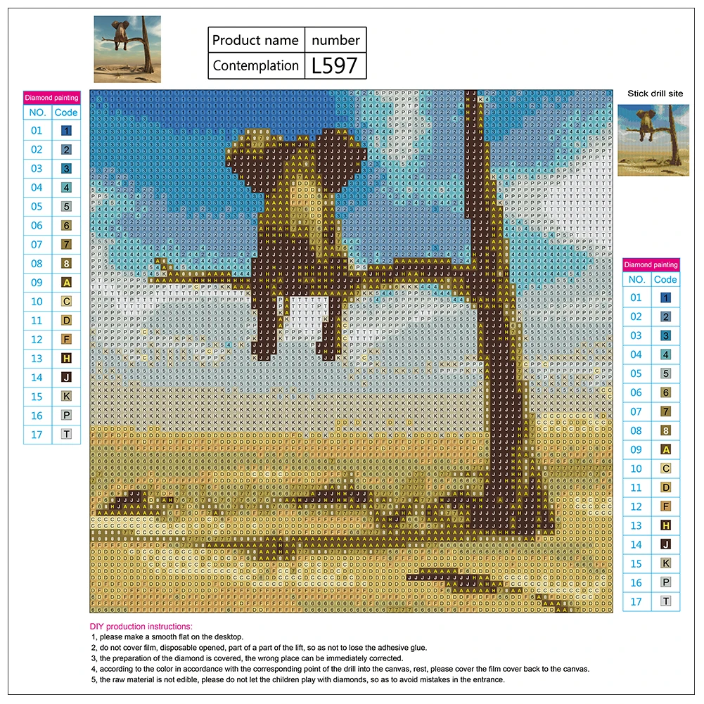 Искусство ремесло холст Крытый красочные DIY вышивка смолы алмазная живопись фон