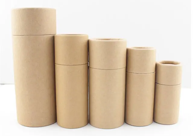 Large 50ML Oil Packaging Tube Drawing Wrapping Box Kraft Paper painting cylinder Cardboard | Дом и сад